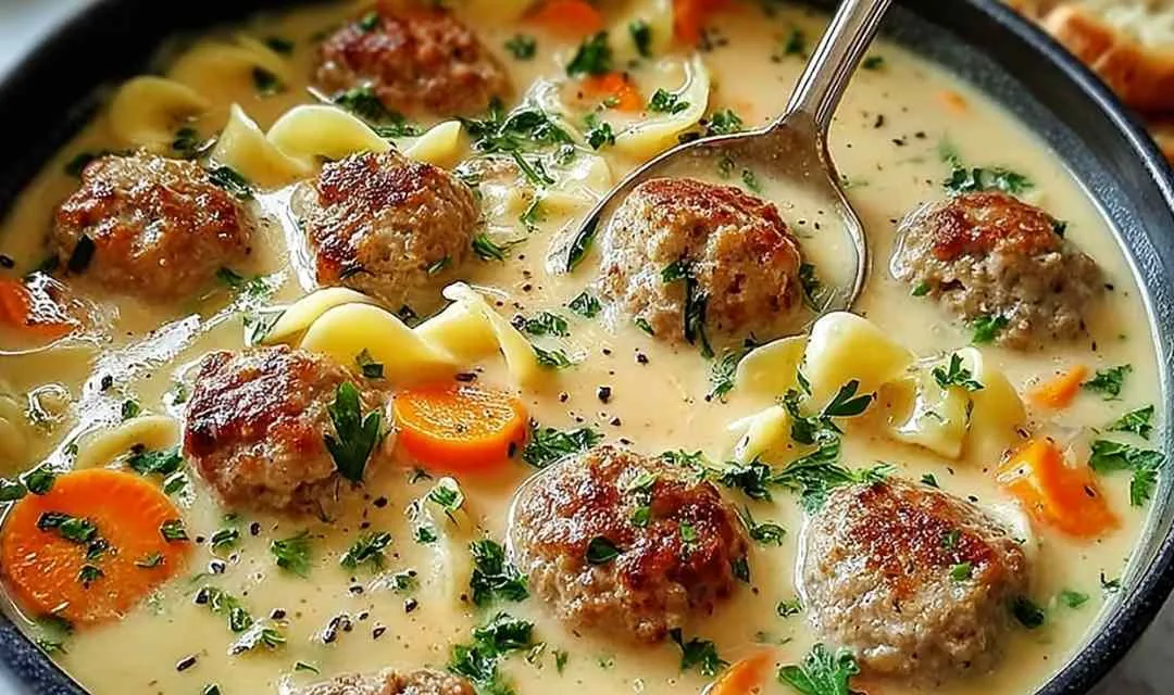 Cozy Swedish Meatball Soup