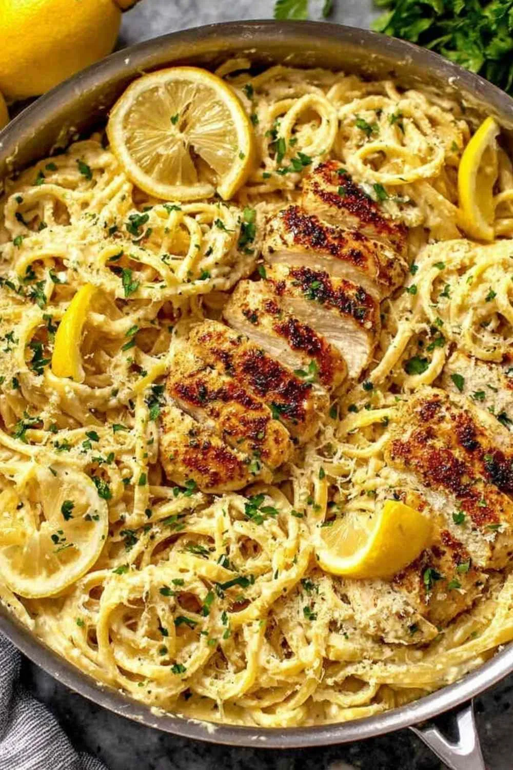 Creamy Lemon Chicken Pasta