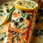 Creamy Lemon Salmon Piccata