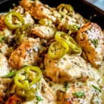 Creamy Pepperoncini Chicken Skillet Recipe