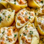 Creamy Seafood Stuffed Shells