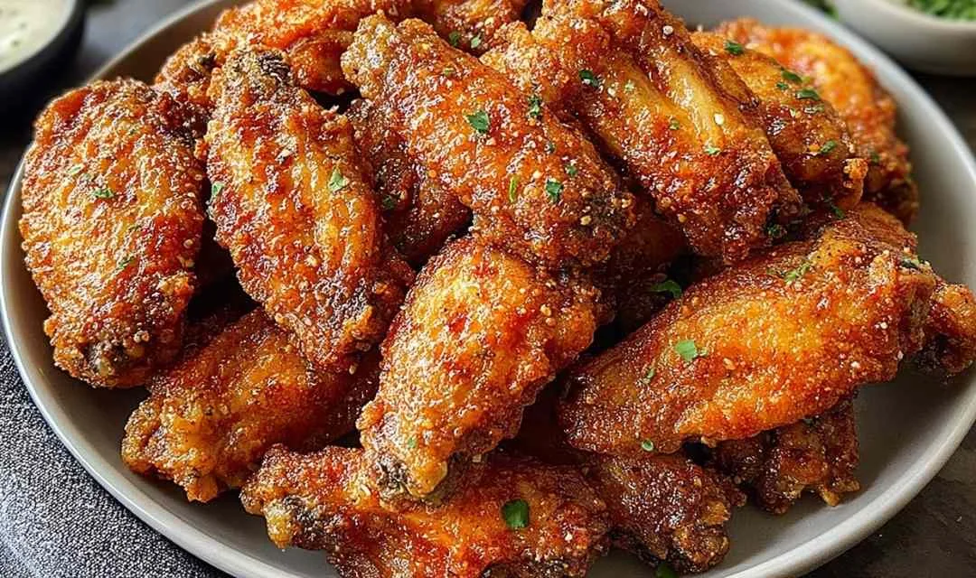 Crispy Dry Rub Chicken Wings