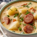 Crockpot Potato Soup with Sausage