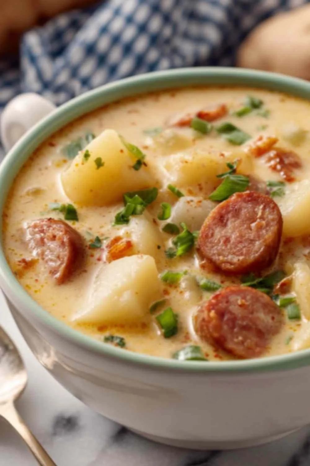 Crockpot Potato Soup with Sausage