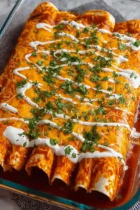 Easy Rotisserie Chicken Enchiladas