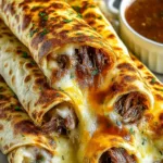 French Dip Tortilla Roll Ups
