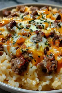 Garlic Butter Beef Rice