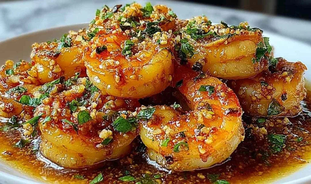 Hawaiian Garlic Shrimp