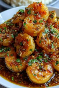 Hawaiian Garlic Shrimp