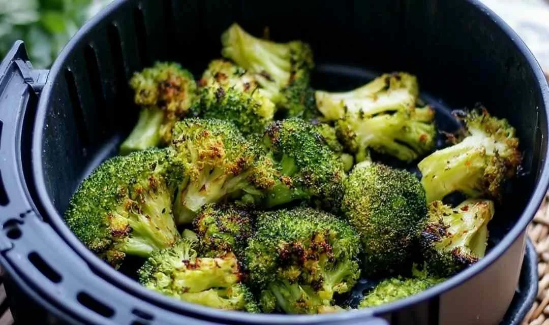 High Protein Air Fryer Broccoli