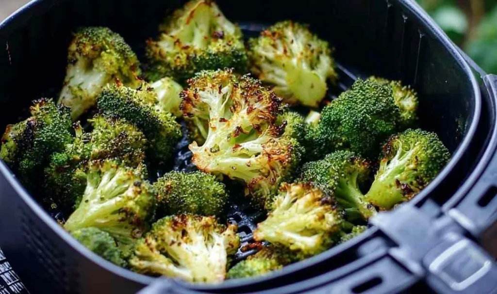 High Protein Air Fryer Broccoli