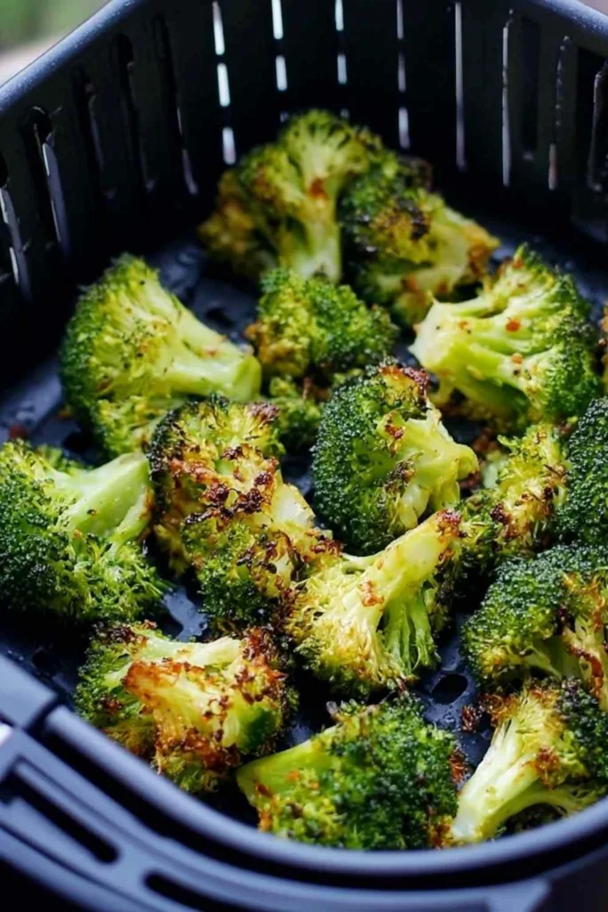 High Protein Air Fryer Broccoli