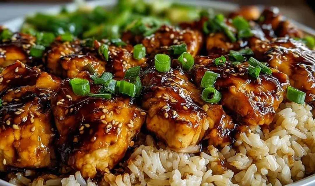 Honey BBQ Chicken Rice