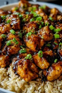 Honey BBQ Chicken Rice