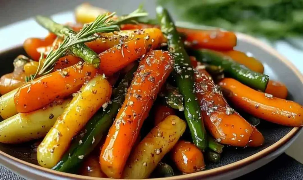 Honey Glazed Carrots & Green Beans