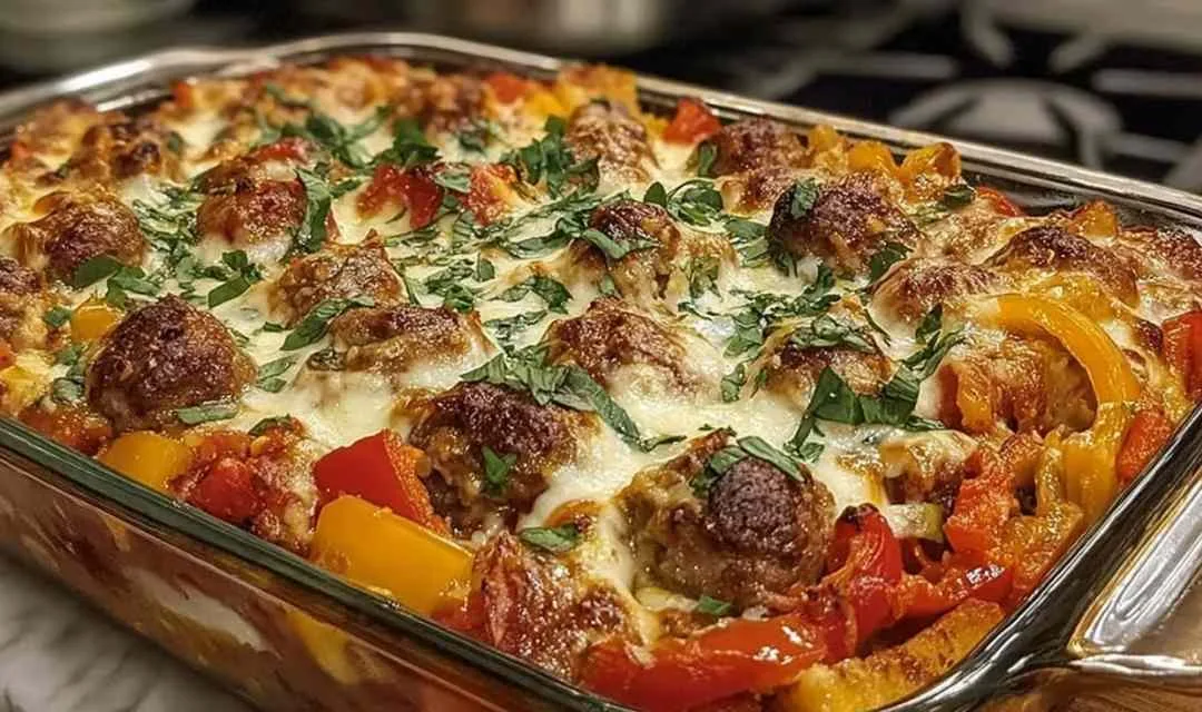 Italian Sausage Pepper Casserole