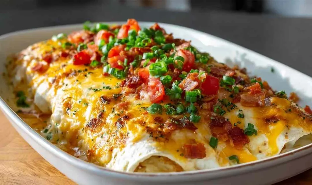 Jalapeno Popper Chicken Enchiladas
