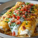 Jalapeno Popper Chicken Enchiladas