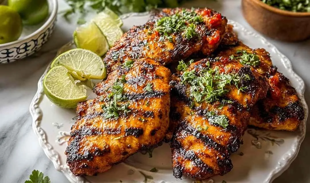 Juicy Spicy Grilled Cuban Chicken Recipe