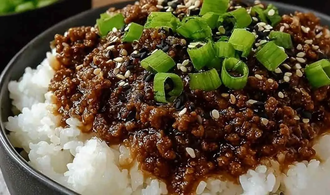 Korean Ground Beef Bowl