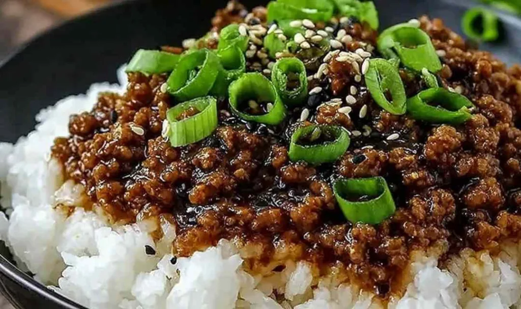 Korean Ground Beef Bowl