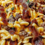 Loaded Bacon Cheeseburger Pasta