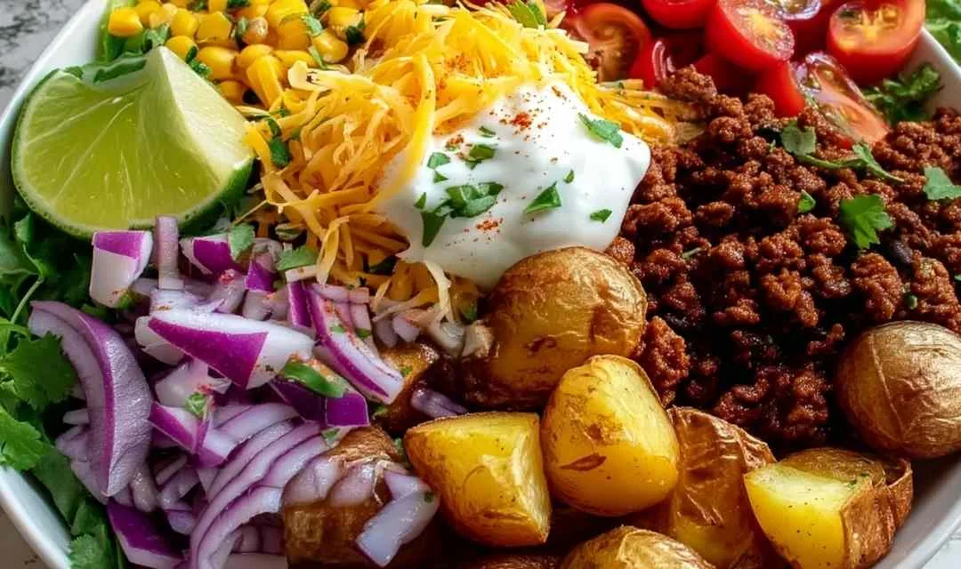 Loaded Potato Taco Bowl Recipe