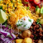 Loaded Potato Taco Bowl