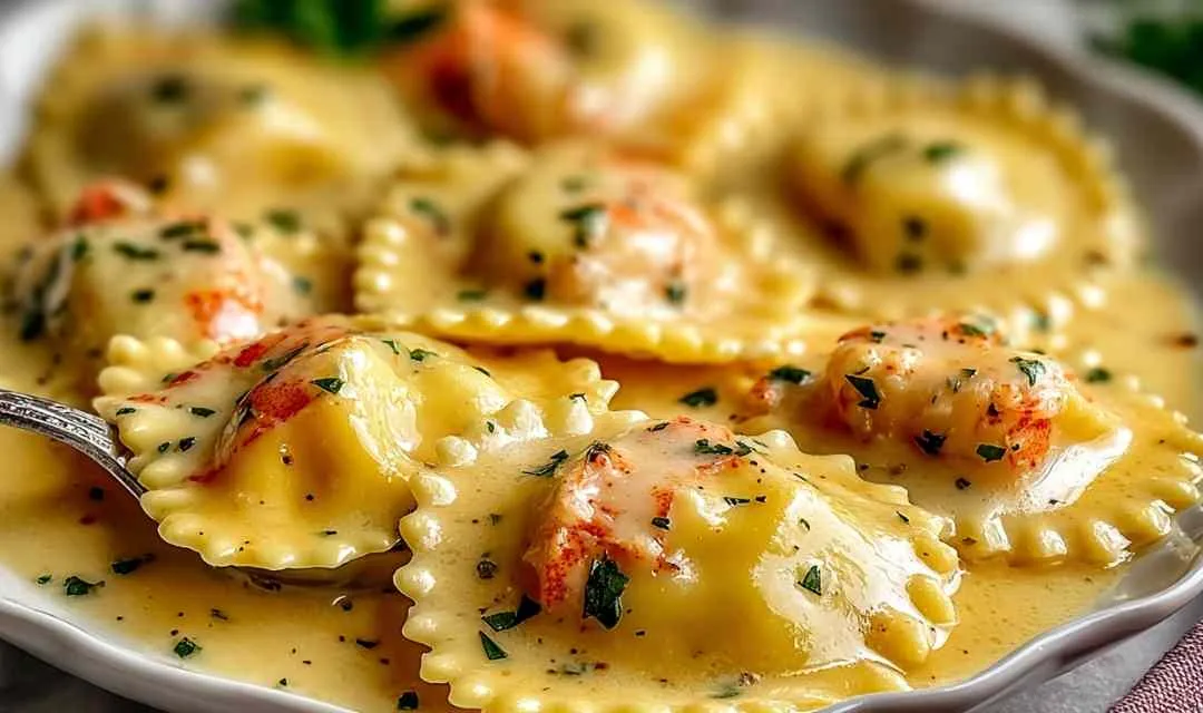 Lobster Ravioli Lemon Butter Sauce