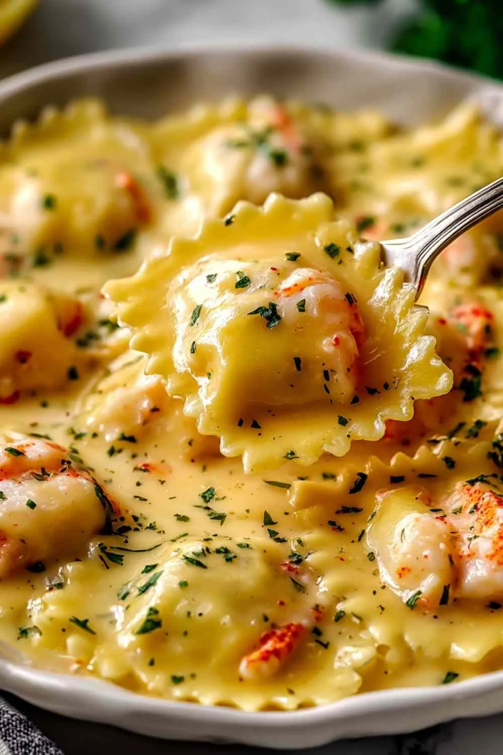 Lobster Ravioli Lemon Butter Sauce