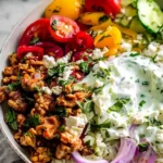 Mediterranean Ground Turkey Bowl