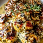 Mushroom Asiago Chicken