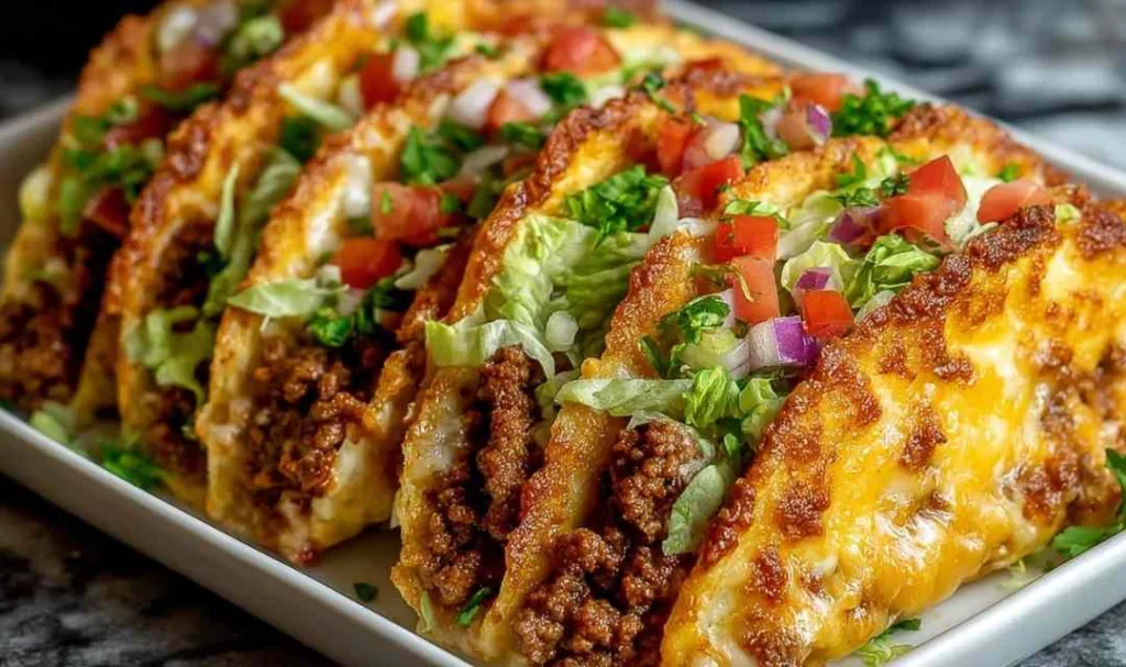 Oven-Baked Cheesy Tacos