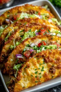 Oven-Baked Cheesy Tacos
