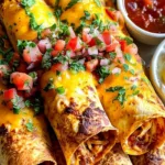 Oven Baked Chicken Taquitos