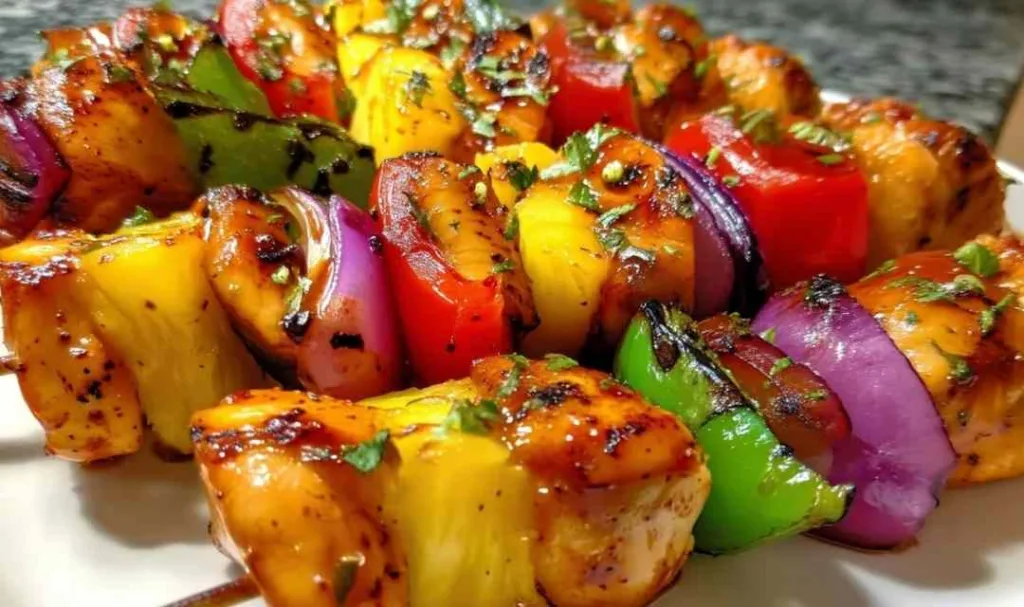 Pineapple Chicken Kabobs