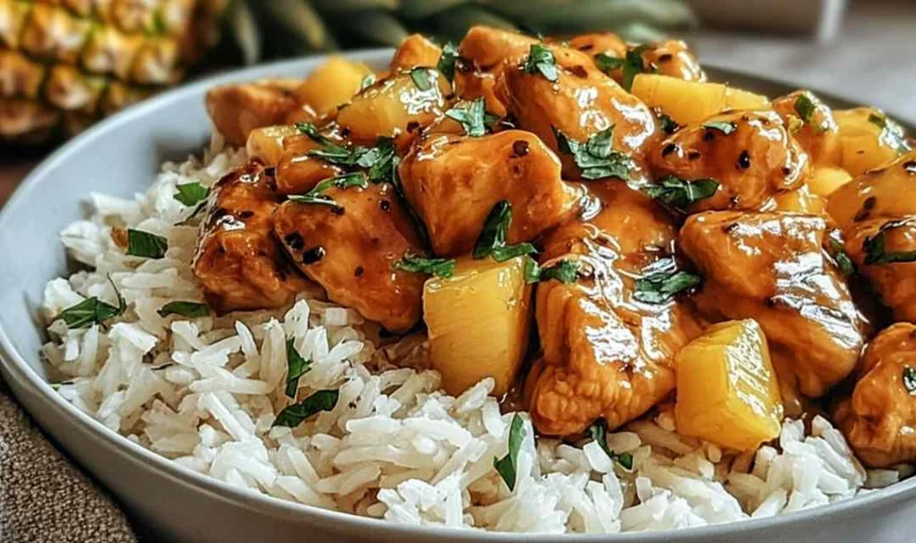 Pineapple Chicken and Rice