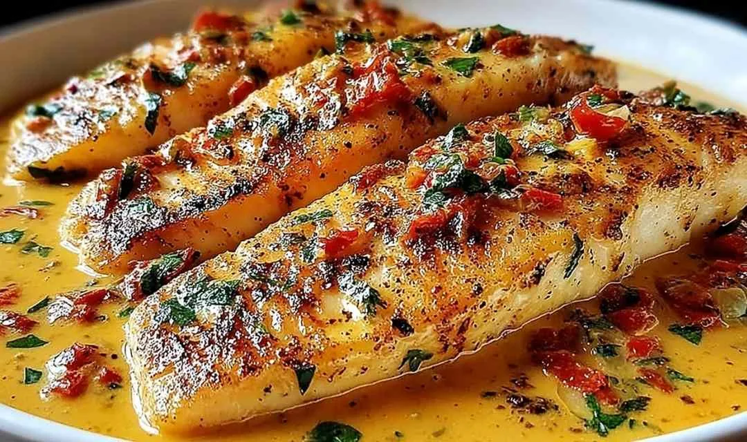 Red Snapper with Creamy Creole Sauce
