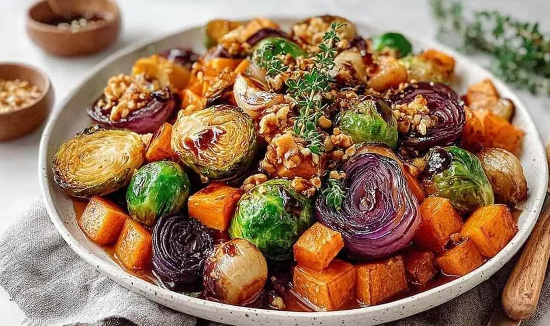 Roasted Autumn Vegetables with Balsamic Glaze Recipe