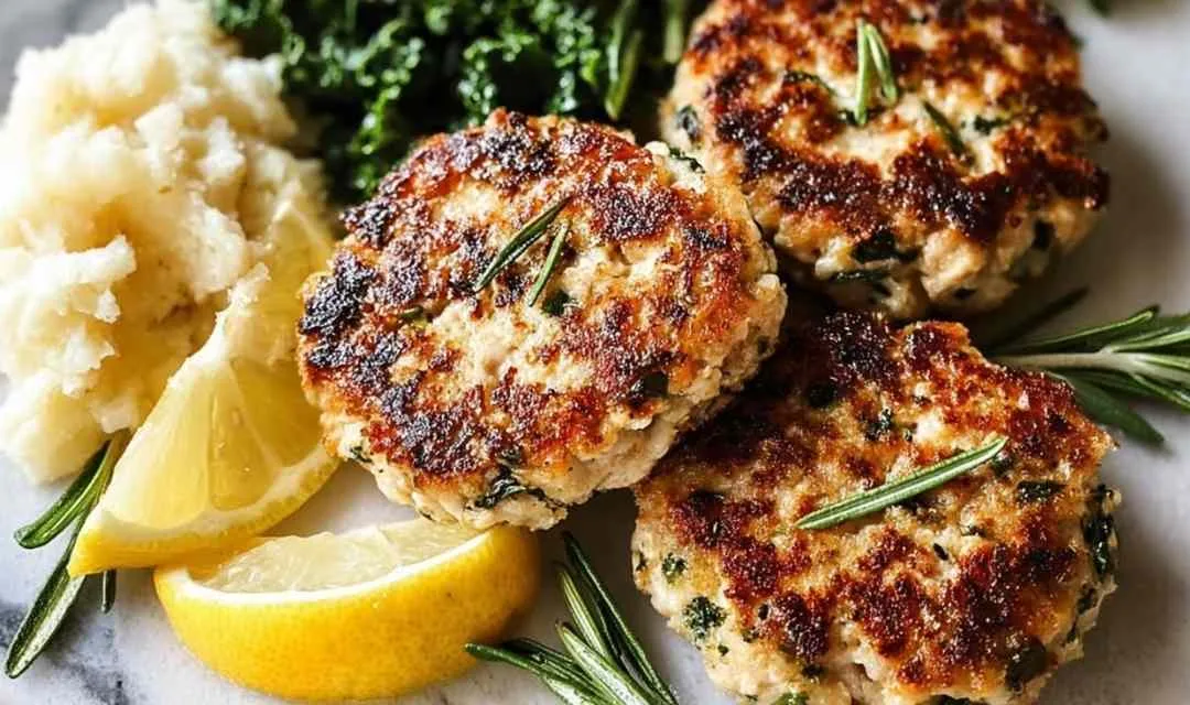 Rosemary Lemon Chicken Patties