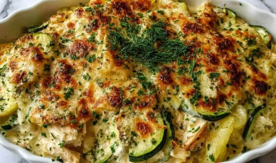 Rotisserie Chicken Zucchini Casserole