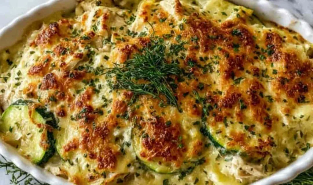 Rotisserie Chicken Zucchini Casserole