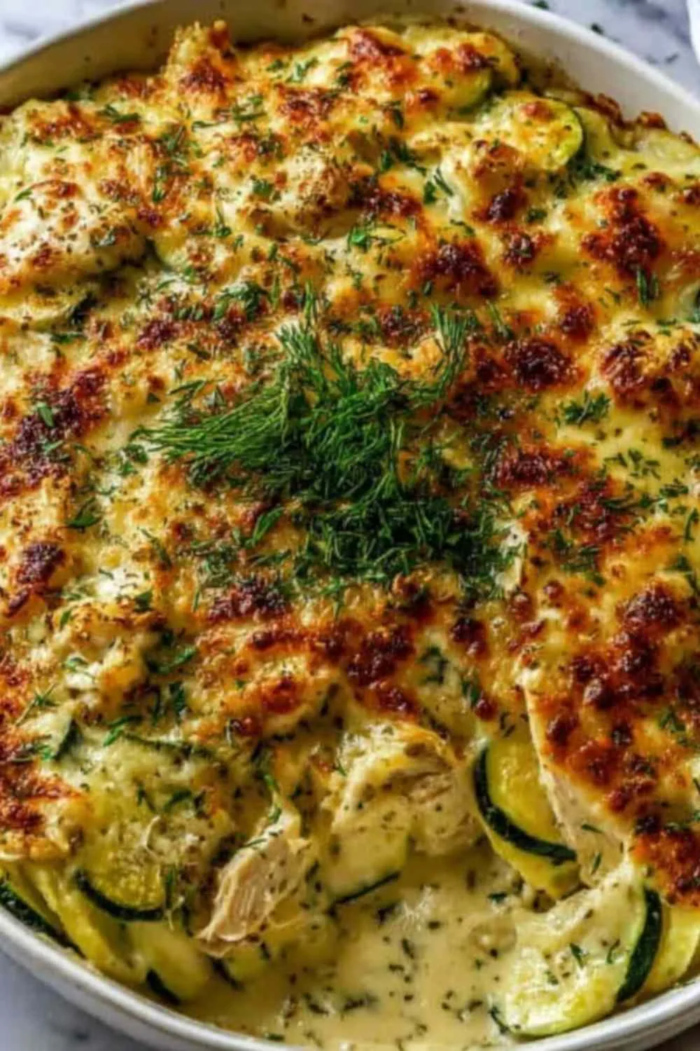 Rotisserie Chicken Zucchini Casserole