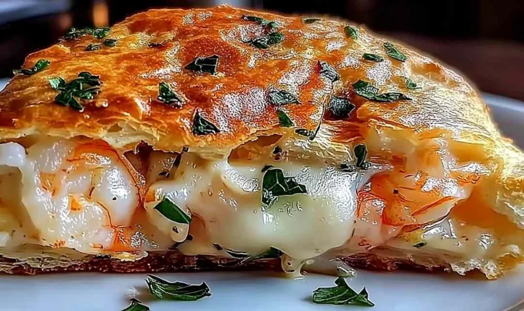 Savory Shrimp and Crab Biscuit Melts