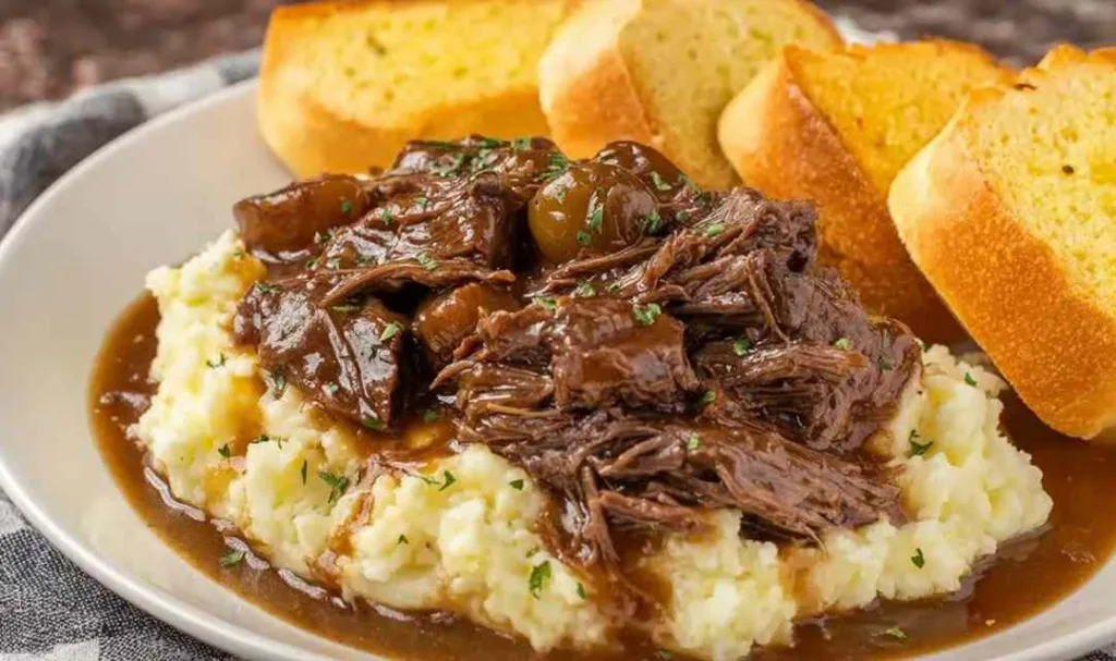 Slow Cooker Beef Manhattan