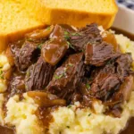 Slow Cooker Beef Manhattan