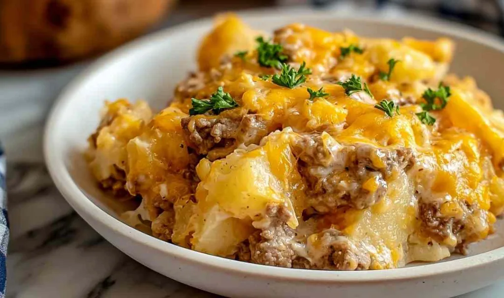 Slow Cooker Cowboy Potato Casserole