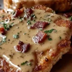 Southern Country Fried Pork Chops with Bacon Gravy