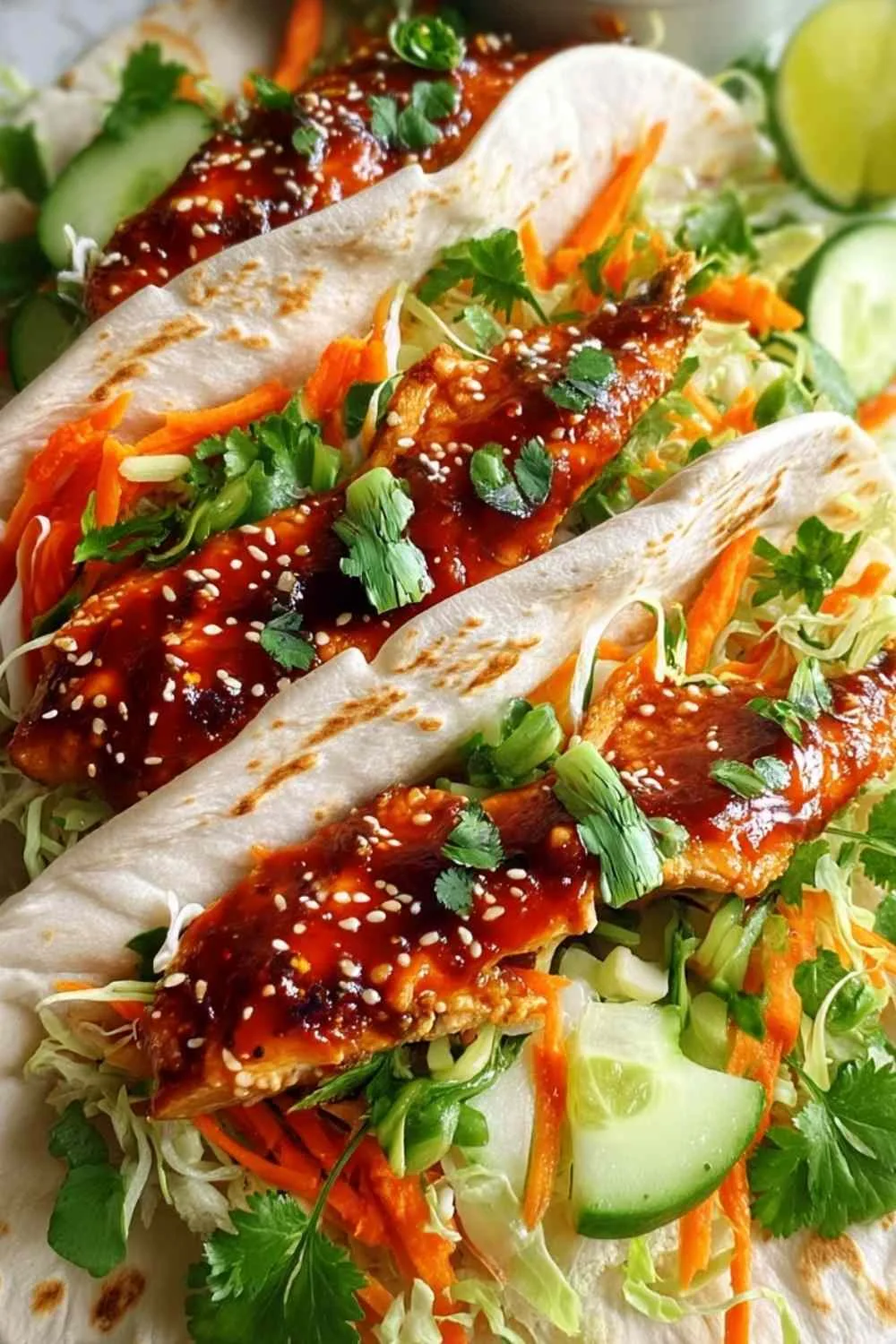 Sweet Chili Chicken Wraps