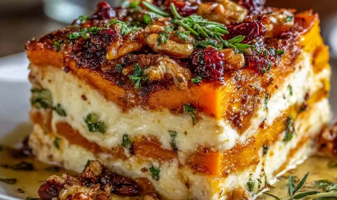 Sweet Potato Butternut Squash Carrot Lasagna